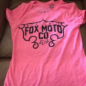 Small Pink Fox Riding Co TShirt